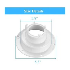 RV Camper Boat Trailer Plumbing Vent Cap Set 13.4CM Diameter Plastic Rainproof