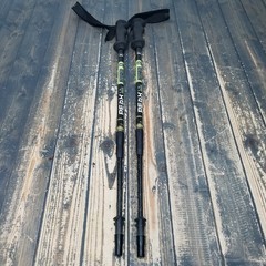 PAIR of REI Co-Op PEAK UL Compact Carbon Fiber 125cm Hiking Trekking Poles