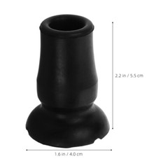 4PCS Trekking Pole Tip Protector Anti-slip Hiking Pole Protector Cane Tip