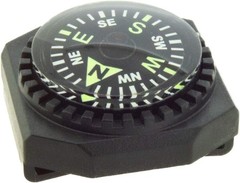 Sun Company Slip-On Wrist Compass – Easy-to-Read Compass for Watch Band or Parac