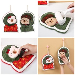 Adorable Capybaras Design Absorbent Hand Cloth for Home Or Office Use
