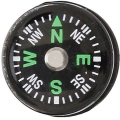 Marbles Mini Compass Glow in the Dark Fluorescent Markings Magnified Face 20mm