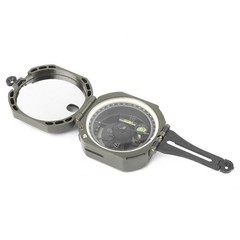 Pocket Transit Army Geology Compass for Outdoor Hiking Camping Survival Marching