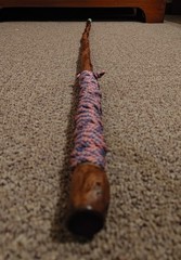 45″ Hiking Stick w/ Red White and Blue Cord Grip