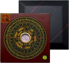 Chinese Compass I Ching Luo Pan Azimuth Indicator Home Decorational 4/6/7/9in