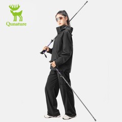Qunature Hiking Poles,Trekking Poles,Foldable Adjustable 110–130 cm,Ultralight