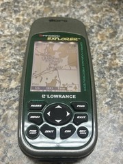 Lowrance iFinder Explorer Waterproof Handheld GPS Tested And Working