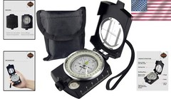 Multi-Functional AF-4580 Military Compass with Pouch – Perfect for Adventurers