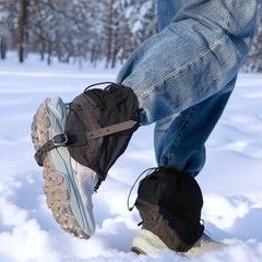Waterproof Ankle Gaiters for Hiking with Replaceable Sole Straps and Stretch
