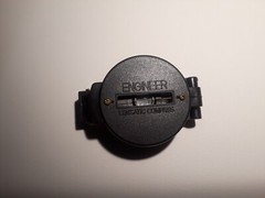 Vintage Engineer Directional Compass Lensatic Black 3″, display 1,75″