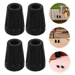 20 Pcs Anti-slip Pad for Hiking Sticks Walking Tip Cane Foot Covers