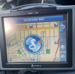 Cobra GPSM5000 NAV One 5000 Portable Navigation GPS Navigator Used