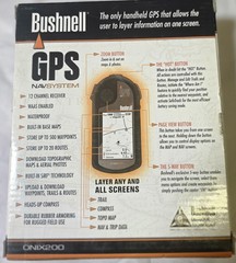 Bushnell GPS Onix 200 Handheld GPS Navigation NEW