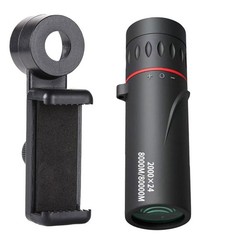 2000×24 Focusing Monocular with Phone Mount for Birding and Nature Viewing