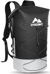 Floating Roll Top Dry Bag, Flexible Lightweight TPU Waterproof 20L Black