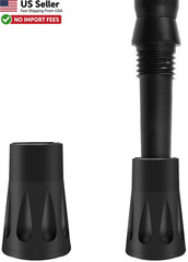 10 Pack Trekking Pole Tips Rubber Hiking Stick Protectors Nordic Walking Caps
