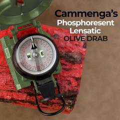 Military Grade Lensatic Compass – Waterproof, Shockproof, Tactical Navigation To