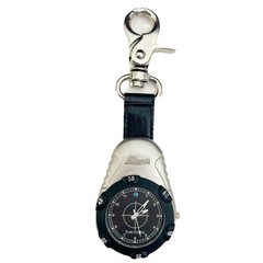 Summit Clip-On Clock Pocket Watch Carabiner Compass Outdoors Camping Hiking Belt