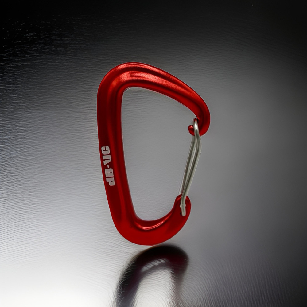 (Pack of 4) Utility Carabiner 12KN – Red Color – Free US Shipping