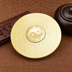 Mini Rotation Compass Feng Shui Amulet Ornament Good Luck Charms Chinese Deco…