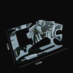 Lion Multi-Tool 18 IN 1 – Edc for Wallet Outdoor Survival Emergency