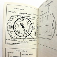 1983 Brunton Compass Book Instruction Manual Model 8040 Vintage Navigation Guide