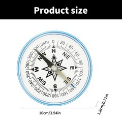 100mm Round Orienteering Compasses Large Navigation Compasses Outdoor Equipment