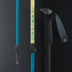 ONE WAY MT AL 1 Lite 90-125 Pineapple/Deep Ocean Telescopic Trekking Poles