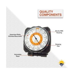 Sun Company AltiLINQ – Dashboard Altimeter and Barometer | Altimeter for Car …