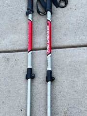 Set of Yukon Charlie’s Pro Crekker Trekking Poles 110-135CM ..13U