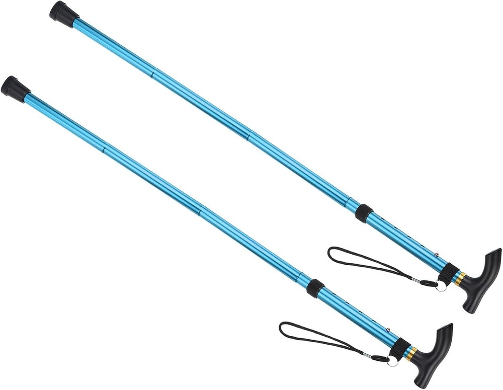 Trekking Poles – Collapsible Hiking Walking Sticks, Telescopic & Folding, Apply
