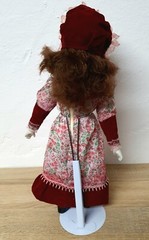 Artist doll porcelain doll 45 cm sleeping eyes collector rarity Vintage