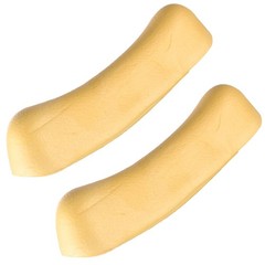 2Pcs Durable Yellow Foam Underarm Crutch Pads Protective Replacement Covers