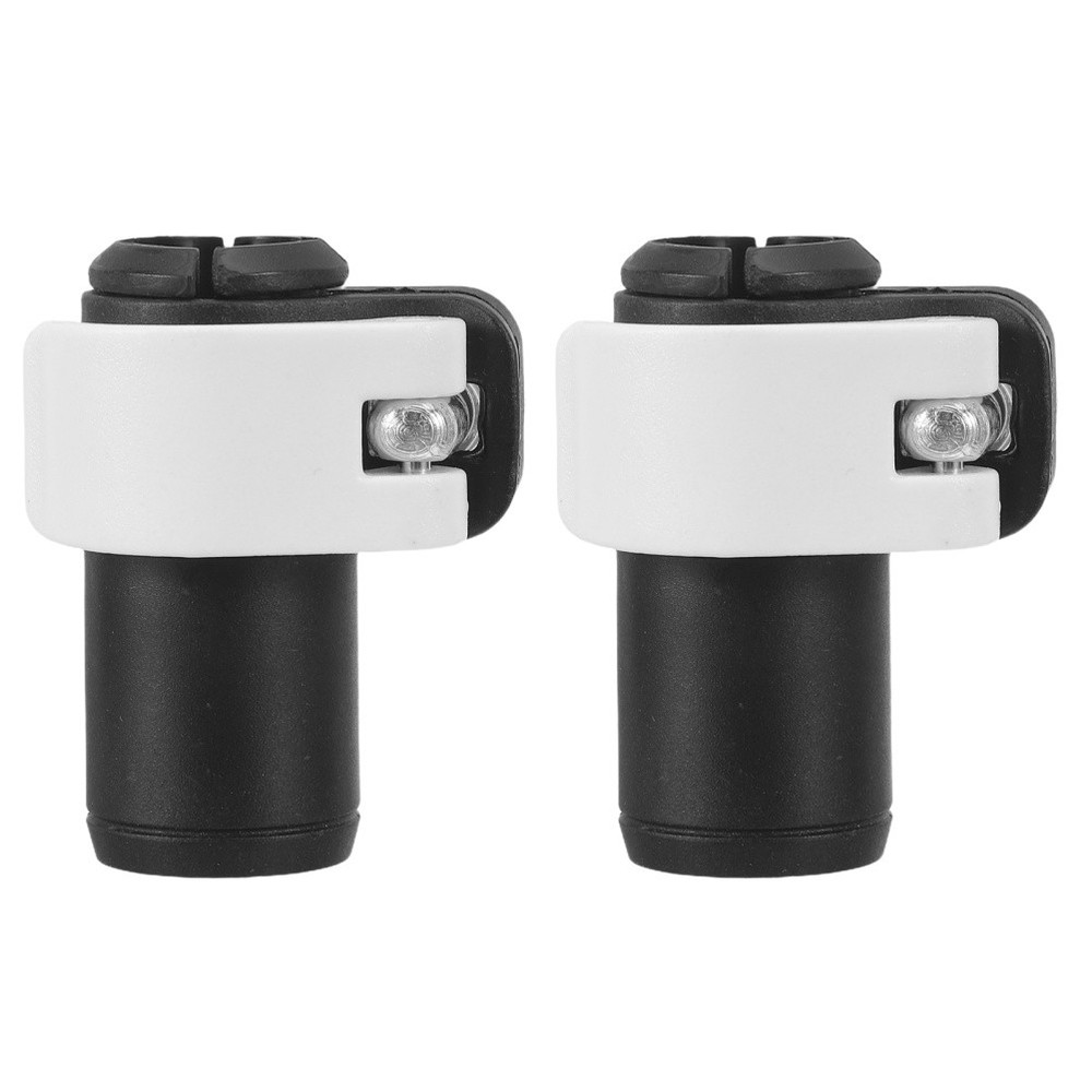 2Pcs Durable Trekking Pole Clamp Lock White Quick Release External Lock Repairs