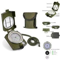 Lightweight Survival Compass with Lensatic Function – Ideal for Night Navigation
