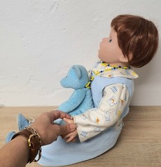 Artist Doll Vinyl Doll Doll NJSF Limited 40cm Sitting Collector HTF Vintage