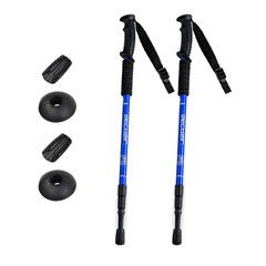 Aluminium Alloy Trekking Poles Ultralight Adjustable No Slip Nordic Walking Stic