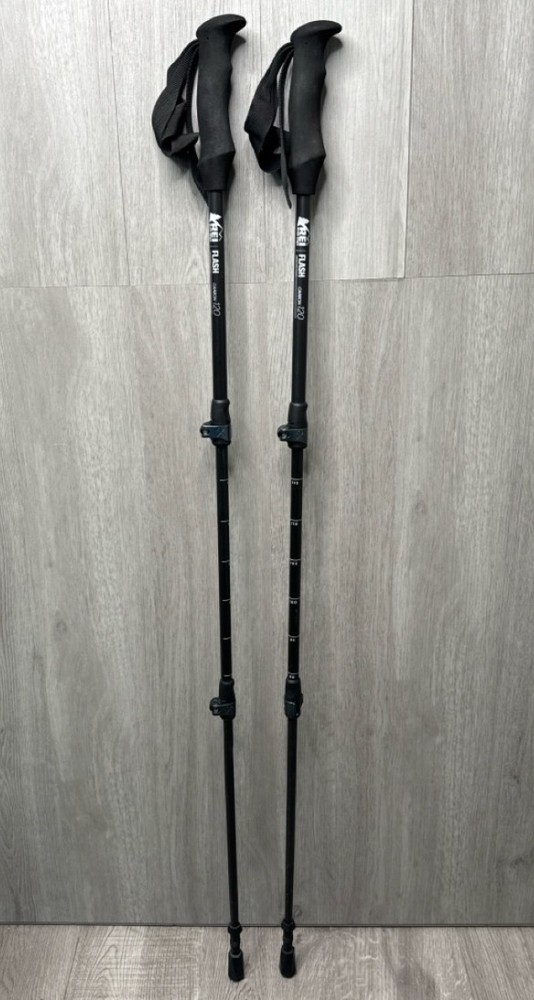 REI Co-op Flash Carbon 120 Trekking Poles With Tips – No Baskets (A1D030308)