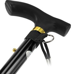 Aluminium Alloy Folding Cane Portable Hand Walking Stick Trekking Hiking B2V4