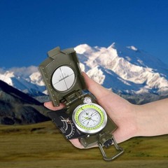 Professional Multifunctional Compass, Metal, Waterproof, High Gena…