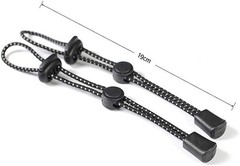 2Pcs Black Backpack Hiking Pole Ropes Adjustable Elastic Rope Lanyard Fixing …