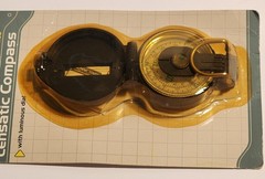 Lensatic Compass With Luminous Dial Liquid Fill