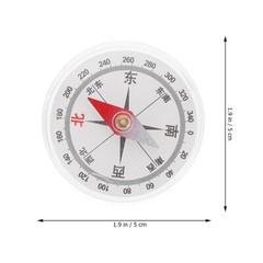 5pcs Outdoor Guide Tool Tiny Compass Educational Compass Toy