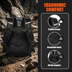 Miramrax Dry Bag Waterproof Backpack 30L Tactical Backpack for Kayaking Black