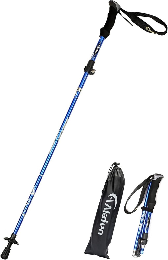 Ultralight Collapsible Trekking Pole Adjustable Hiking Walking Stick