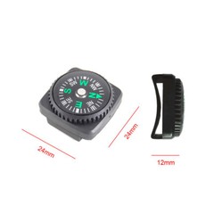 4x Mini Compass For Bracelet Bag Paracord Strap Watch Mount Survival Navigation