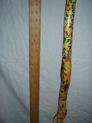 Walking stick / cane…very tall..new..hand painted..local pick up..Atlanta, Ga.