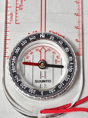 SUUNTO FIELD COMPASS A-10 A10 PARTNER II FINLAND HIKING NAVIGATION SCOUTS A 10