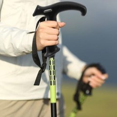 Cane Handle Grip Replacement T-Handle Walking Cane Grip Offset Plastic