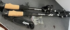 Pair of TrailBuddy Lightweight Adjustable Trekking Poles Hiking Walking Sticks